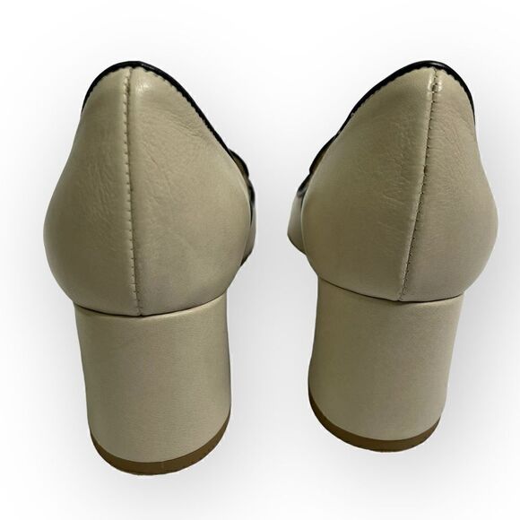 Mavette Fiona Loafer in Ivory Calf Skin 37.5 - Picture 8 of 12